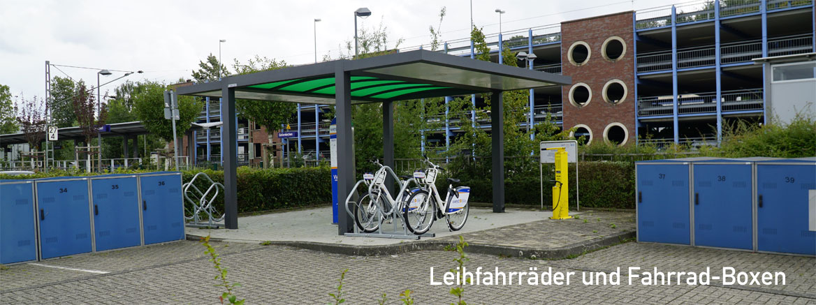 Fahrräder Fahrradboxen Bhf Geilenkirchen NRW Bahnhof