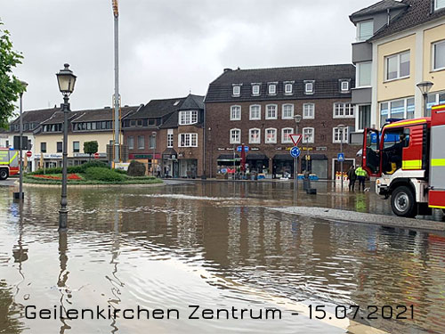Hochwasser der Wurm Geilenkirchen