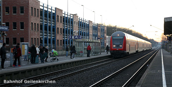 Parken Parkplätze Parkhaus Bahnhof P + R Geilenkirchen