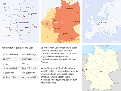 geografische Lage Geilenkirchen