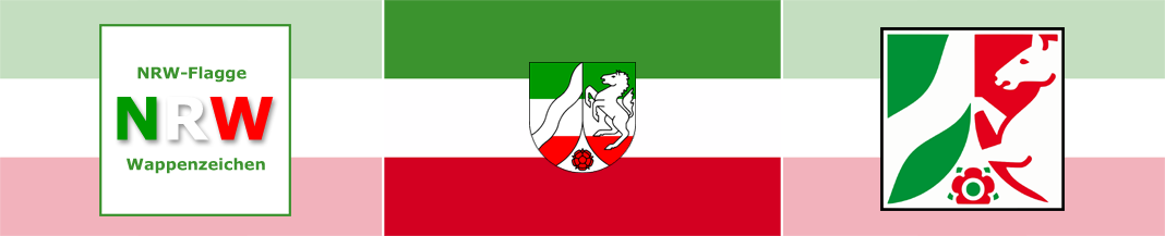 Nordrhein-Westfalen Wappen Landesflagge Signet