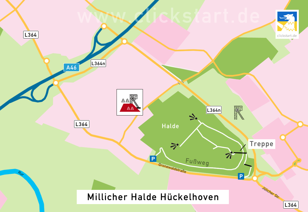 Nahbereich Millicher Halde Hückelhoven