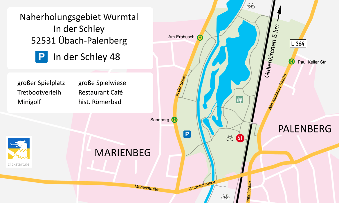 Ausflugsziel Naherholungsgebiet Wurmtal Übach-Palenberg