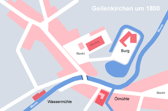 Überbauung der Wurm in Geilenkirchen