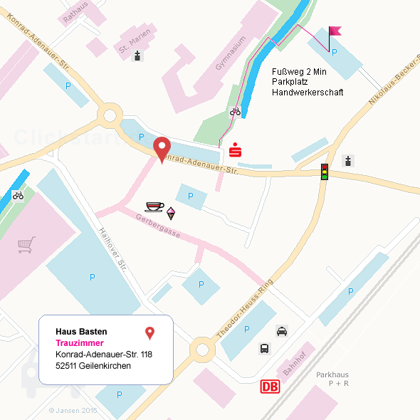 Karte Parken Rathaus Stadtverwaltung Geilenkirchen